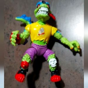 Vintage 1990 Mondo Gecko TMNT rare figure